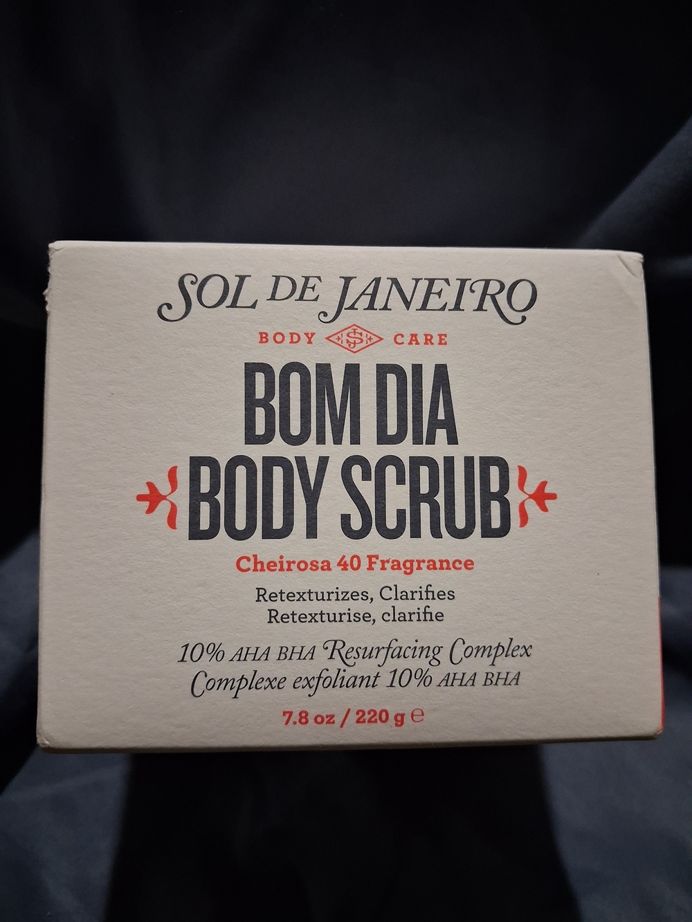 Sol de Janeiro Bom Dia Body Scrub — Beige & Orange Accents
